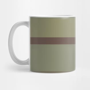 A fashionable composition of Quincy, Grey Brown, Brown Grey, Putty and Brown Grey stripes. Mug